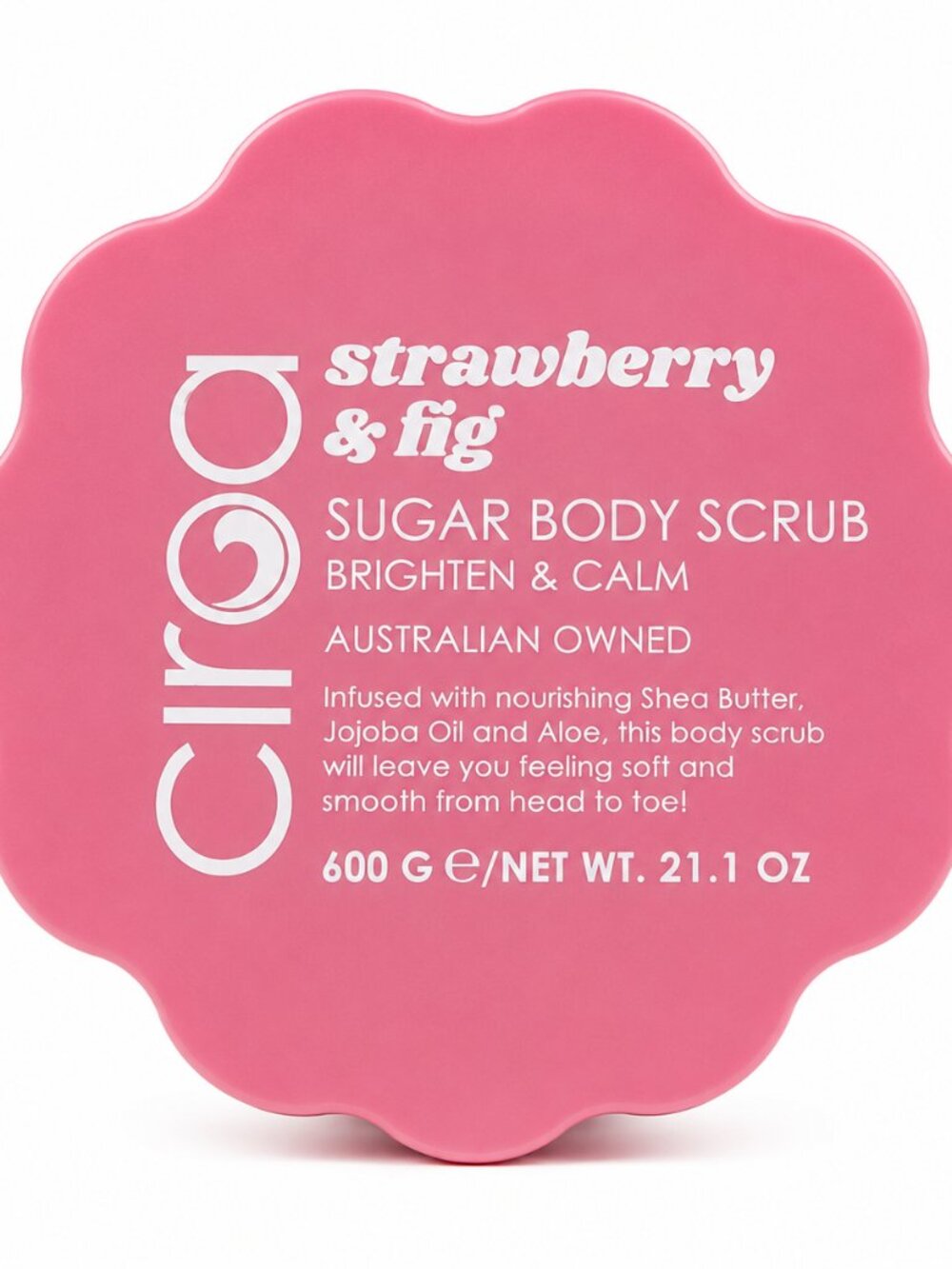 Ciroa Strawberry & Fig Sugar Body Scrub 21.1 oz Detail